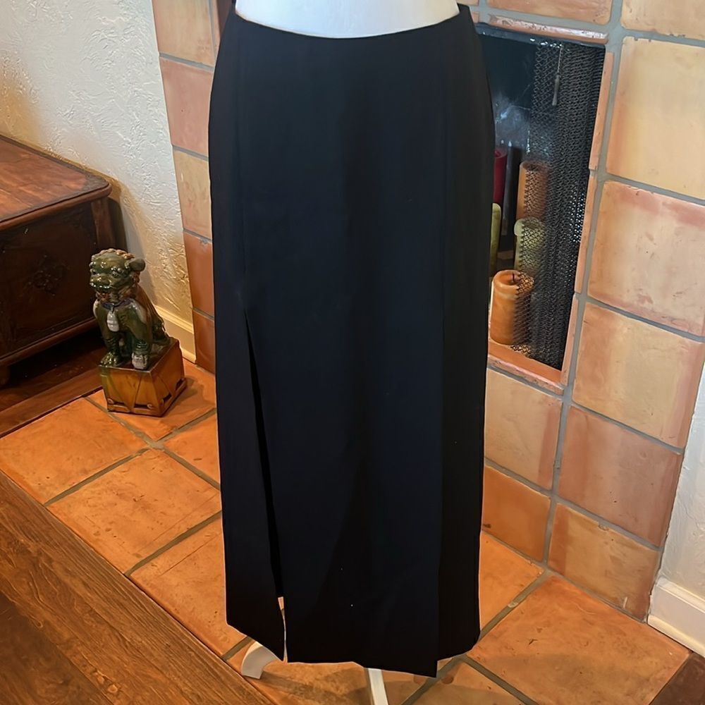 Zara Black slit skirt ZW collection 2024, size M
